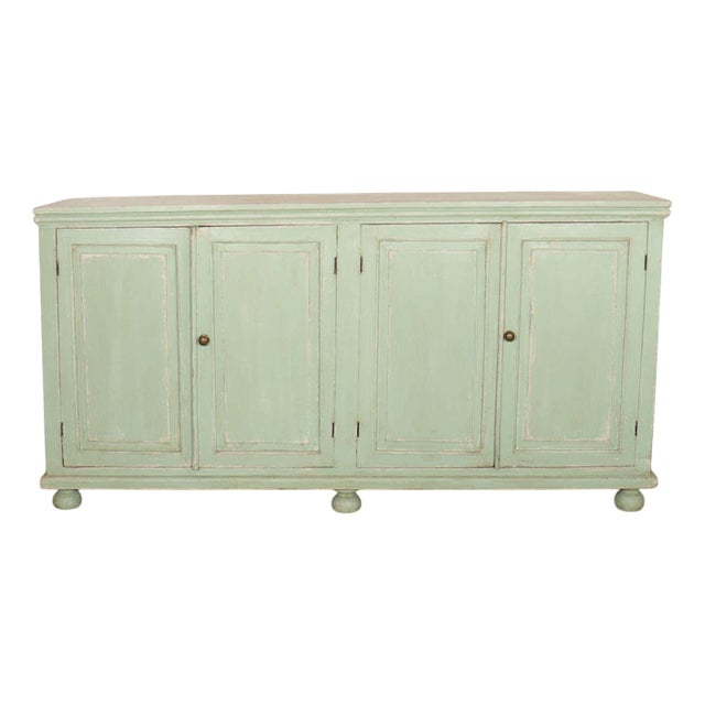 Large English Painted Buffet, 1890s For Sale