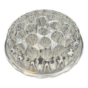 37 Hole Antique Glass Flower Frog