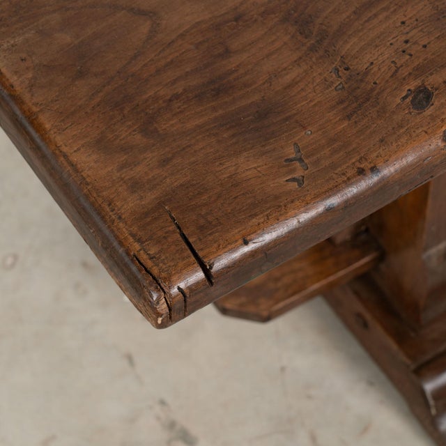 Early 20th Century French Chestnut Bench For Sale - Image 6 of 16