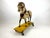 Carved Wooden Hand-Painted Horse on Wheels, 1900s For Sale - Image 3 of 18