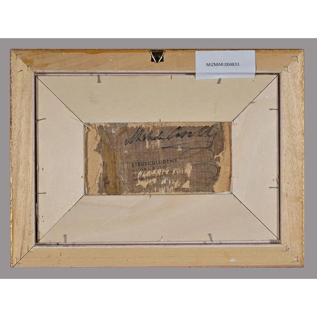 Michele Cascella, Rome, Oil Painting on Panel, Mid-20th Century For Sale - Image 3 of 4