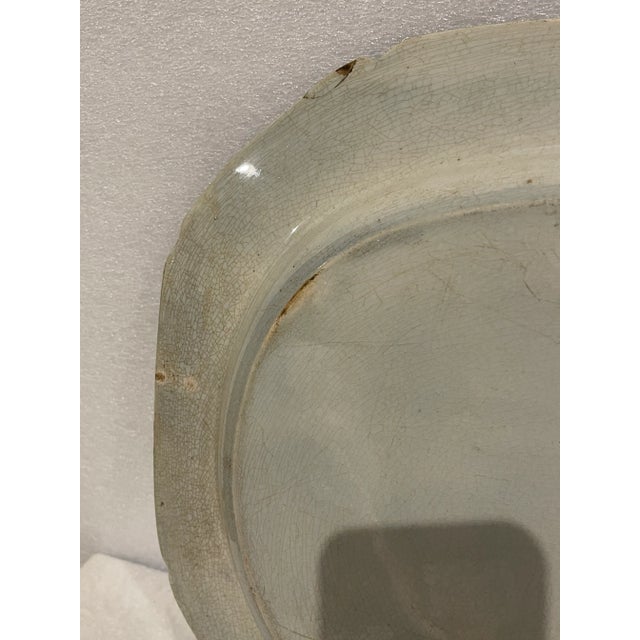 Late 18th Century 1700s Blue Willow Pearlware Platter For Sale - Image 5 of 5