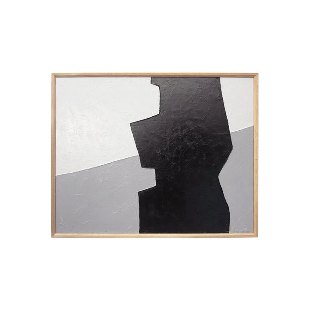 Original Abstract Oil Painting 'Monolith II' by Jeffery Stuart For Sale - Image 11 of 11