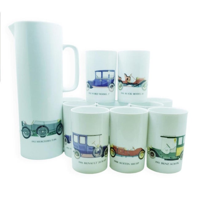 Porcelain Oldsmobile Drinks Set, 1970s, Set of 13 For Sale - Image 15 of 15
