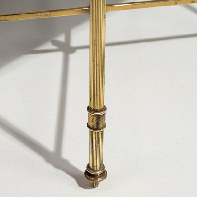 19th Century France Gold Metal Nesting Table For Sale - Image 10 of 10