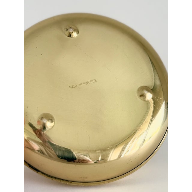 1950s 1950s Swedish Brass Ship's Decanter With Nautical Cutouts For Sale - Image 5 of 5