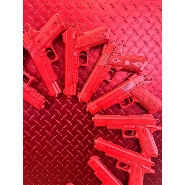 Charles Gitnick Heart of Guns Red Conceptual Mix Media 2024 For Sale In New York - Image 6 of 17