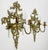 Figurative Vintage Brass Lovebird Wall Mount Candle Sconces, a Pair For Sale - Image 3 of 8