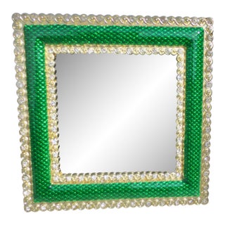 Museum of Modern Art Brass and Enamel Photo Frame For Sale