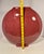 Rare 1980s Dante Baldelli Italy Flat Coral Ceramic Vase 15” Vintage Italian For Sale - Image 9 of 9
