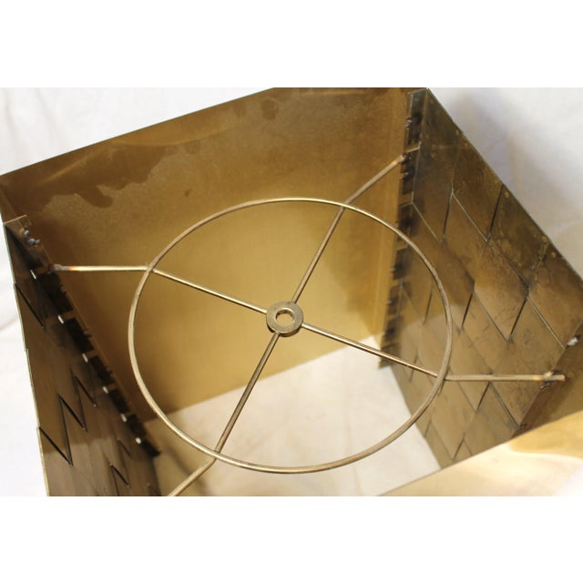 1970s Paul Evans Style Lamp Shades - a Pair For Sale In Philadelphia - Image 6 of 12