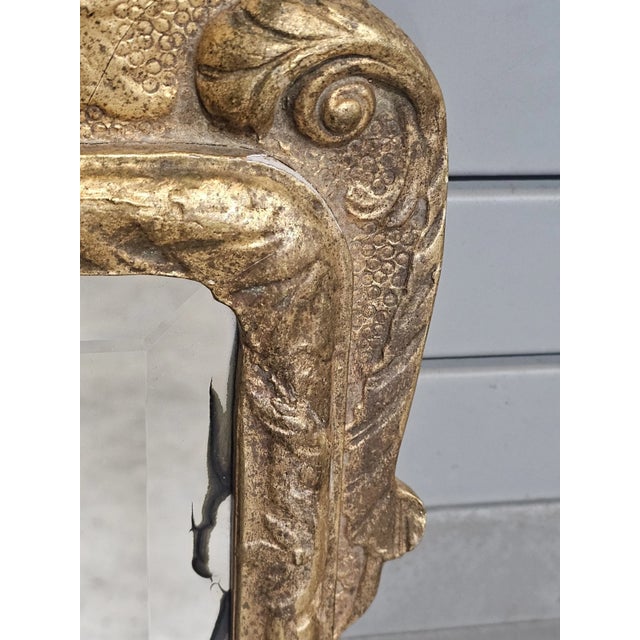 Wood Friedman Brothers Double Eagle Colonial Williamsburg Gold Gilt Mirror Cw Lg 6 For Sale - Image 7 of 17
