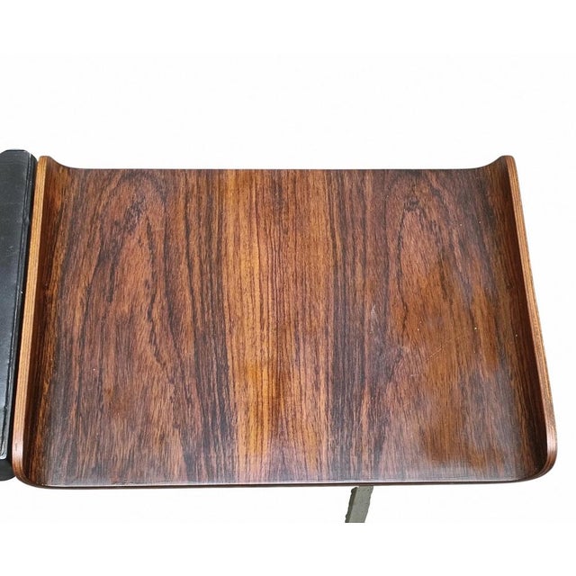 1960s Wood and Metal Bench by Franco Campo & Carlo Graffi for Home Torino, Italy, 1960s For Sale - Image 5 of 7