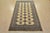 Tribal Bokhara Jaldar Rug 5’2” X 8’2” Beige Wool Tribal Hand-Knotted Oriental Carpet For Sale - Image 3 of 12