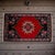 This exquisite hand-knotted vintage Turkish rug brings a vibrant pop of color and rich heritage to any sophisticated...