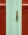 Green Louis XVI Style Mint Green Showcase Vitrine For Sale - Image 8 of 12