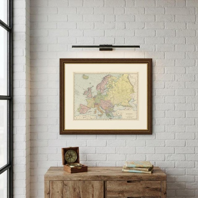 Antique Map of Europe Before the First World War by Rand McNally, 1899 For Sale - Image 10 of 12