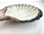 Mid-Century Silver and Glass Shell-Form Dish For Sale - Image 11 of 14