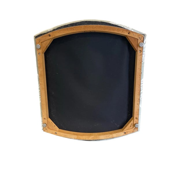 Sky Blue Vintage Steve Chase Slipper Chairs With Chrome Base For Sale - Image 8 of 11