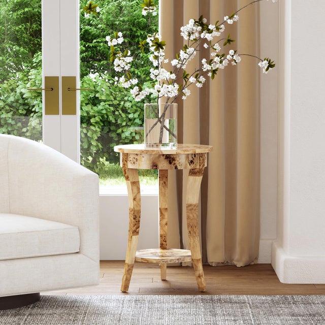 Scaled for versatility yet rich in detail, the Butler Specialty Company Holdin Round Side Table brings classic character...