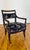 Black 1940s Regency Greek Revival Klismos Armchair For Sale - Image 8 of 8