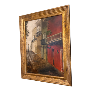 Handpainted Oil on Board New Orleans