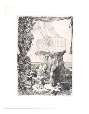 Menzel Fest-Blatt - Original Etching by Max Klinger - 1884 1884