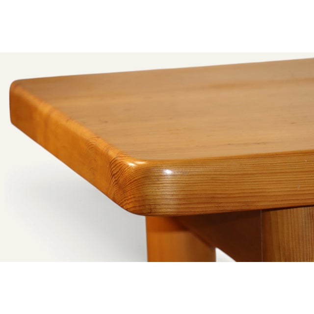 Modernist Pine Table by René Martin, 1960s For Sale - Image 18 of 18