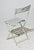 19th Century Painted Metal Bistro Table & Chair For Sale - Image 4 of 4