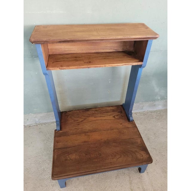 Lacquered Chestnut Kneeler For Sale - Image 4 of 10
