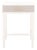 Estella 1 Drawer Accent Table in White For Sale - Image 11 of 11