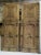 Vintage: Monumental Moroccan Large and oversized, carved wood and forged iron doors. These were purchased there and...