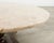 Coffee Midcentury Round Marble Top Pedestal Cocktail Table For Sale - Image 8 of 16
