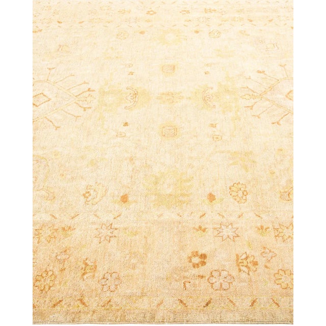 Solo Rugs Vintage Tribal Hand Knotted Wool Area Rug, Sand - 6'3" X 9'6" For Sale - Image 4 of 9