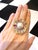 Baroque Bochic “Orient” Vintage Fancy Sapphires & Tourmaline Ring Set 18K Gold & Silver For Sale - Image 3 of 10