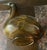 1930s Art Deco Amber Glass and Brass-Mounted Swan Decanter For Sale In Milwaukee - Image 6 of 8