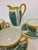 Ceramic E. Dumas Limoges France Teacups & Milk Pitcher - Service for 10 For Sale - Image 7 of 11