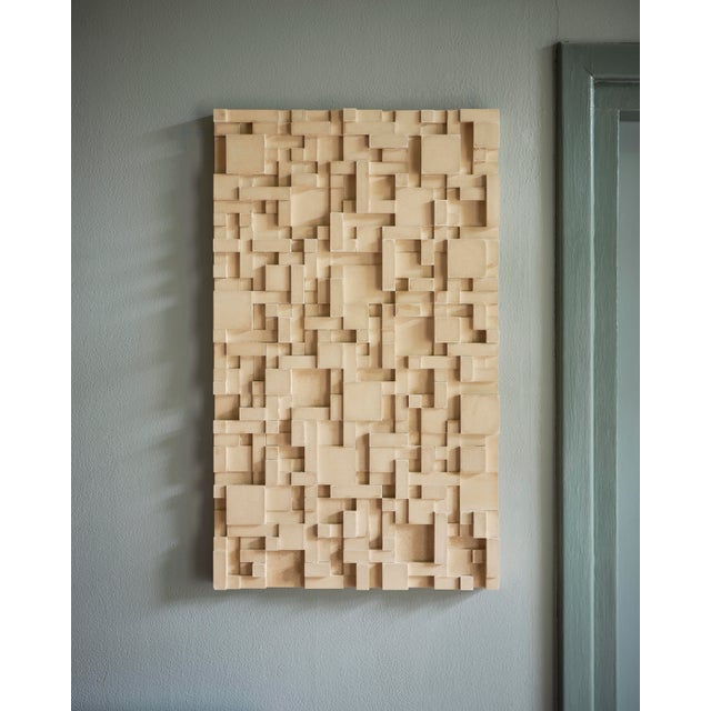 Brutalist Concrete Wall Art in Beige by Tom's Factory For Sale - Image 6 of 6