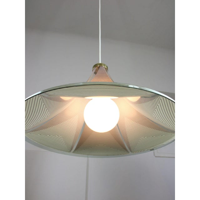 Vintage Trumpet Pendant Lamp from Meblo, 1970s For Sale - Image 3 of 17