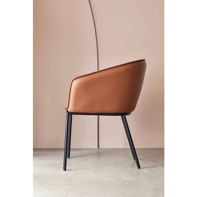 Contemporary Leather You Chaise Chair by Luca Nichetto For Sale - Image 3 of 9