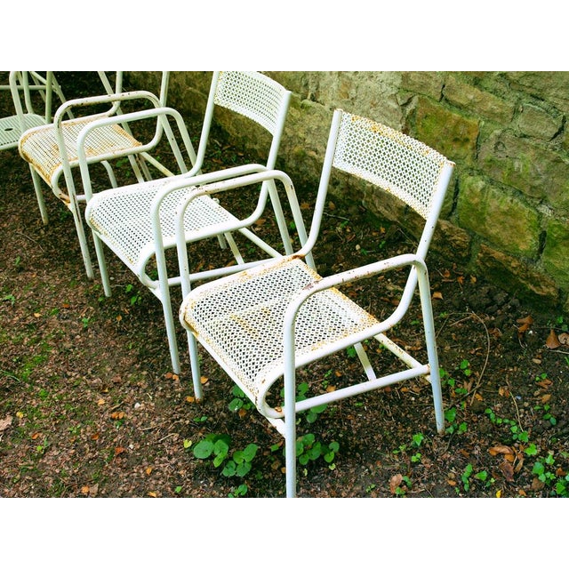 Steel Garden Furniture, 1950s, Set of 7 For Sale - Image 17 of 18