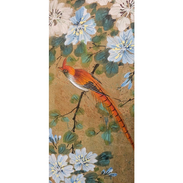 Mid-Century Modern Signed Kwong Lee Watercolor on Cork Signed For Sale - Image 3 of 8