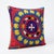 This beautiful 19'' x 21'' hand-embroidered Suzani pillow cover was made from authentic Uzbek cotton fabric. The intricate...