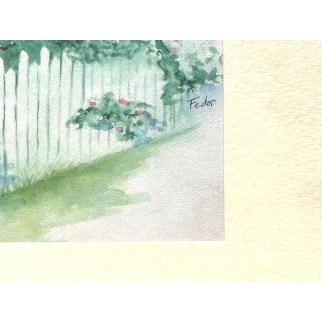 Original Fedor Water Color Limited Edition Painting 487/750 For Sale - Image 4 of 5