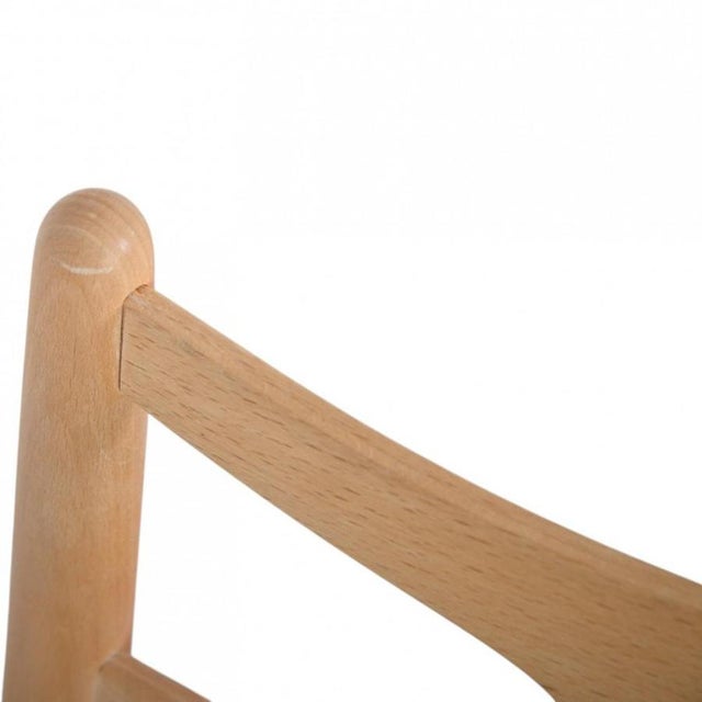 Vintage Sawback Chairs in Beech by Hans Wegner, 1995, Set of 6 For Sale - Image 15 of 18