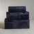 Rutbeek Navy Hair-On-Hide Leather Decorative Box, Large For Sale - Image 4 of 5