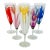 Easter Spring Flowers Wine/Champagne Glasses, Set of 6 For Sale