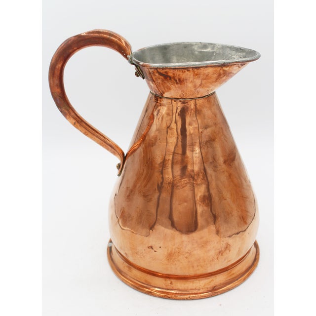 English Circa 1860 English Copper 1/2 Gallon Measure For Sale - Image 3 of 7