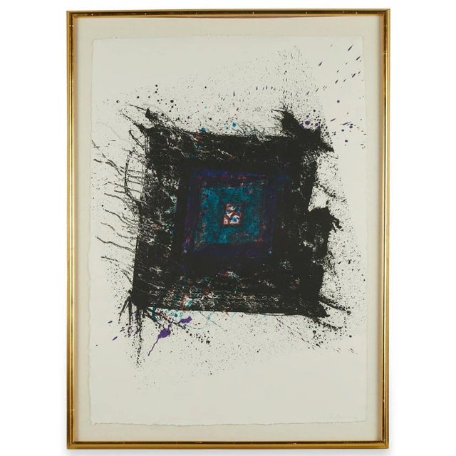 “Paradise of Ash” Sam Francis (American 1923-1994) Framed Diptych For Sale In Chicago - Image 6 of 12