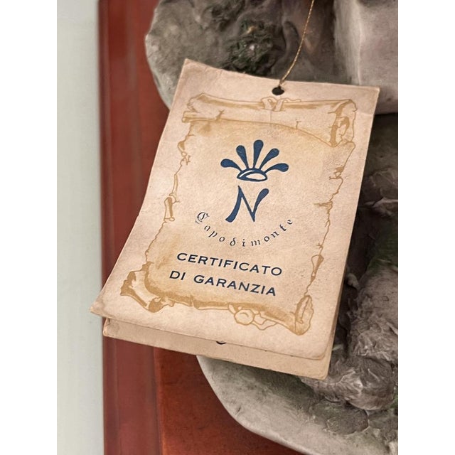 Large Mid-Century Porcelain Romeo and Juliet from Capodimonte, 1960s For Sale - Image 9 of 15